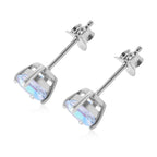 Merkur mystische Topas Ohrringe, 925 Silber platiniert ca. 1.96 ct