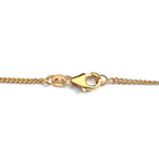 Socoto Smaragd Collier, ca. 45 cm, 925 Silber Gelbgold Vermeil ca. 14.00 ct