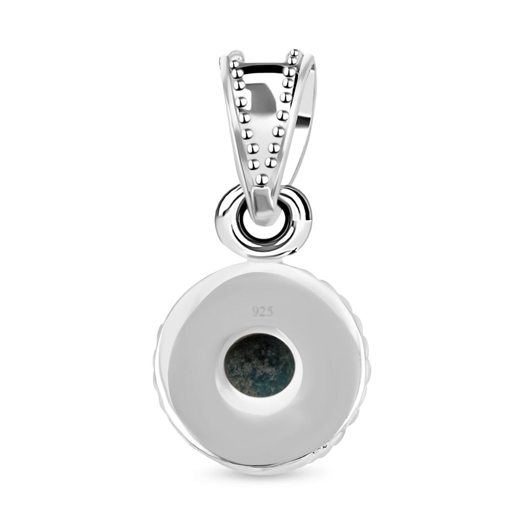 Royal Bali Kollektion - Chrysokoll Anhänger, 925 Silber ca. 4.60 ct