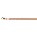 Italienisches Garibaldi-Armband, ca. 19 cm, 925 Silber rosévergoldet ca. 3,65g