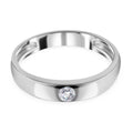 Lustro Stella - Weißer Zirkonia-Ring, 925 Silber rhodiniert (Größe 16.00) ca. 0,30 ct