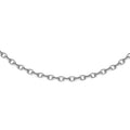 Verstellbare Erbskette, ca. 50 cm, 925 Silber rhodiniert