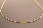 Schlangen-Kette, ca. 45 cm, 585 Gold ca. 2,00g
