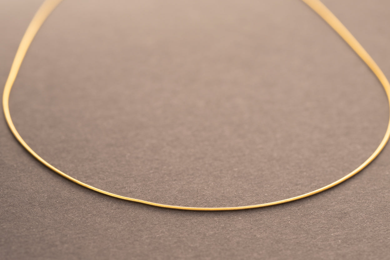 Schlangen-Kette, ca. 45 cm, 585 Gold ca. 2,00g
