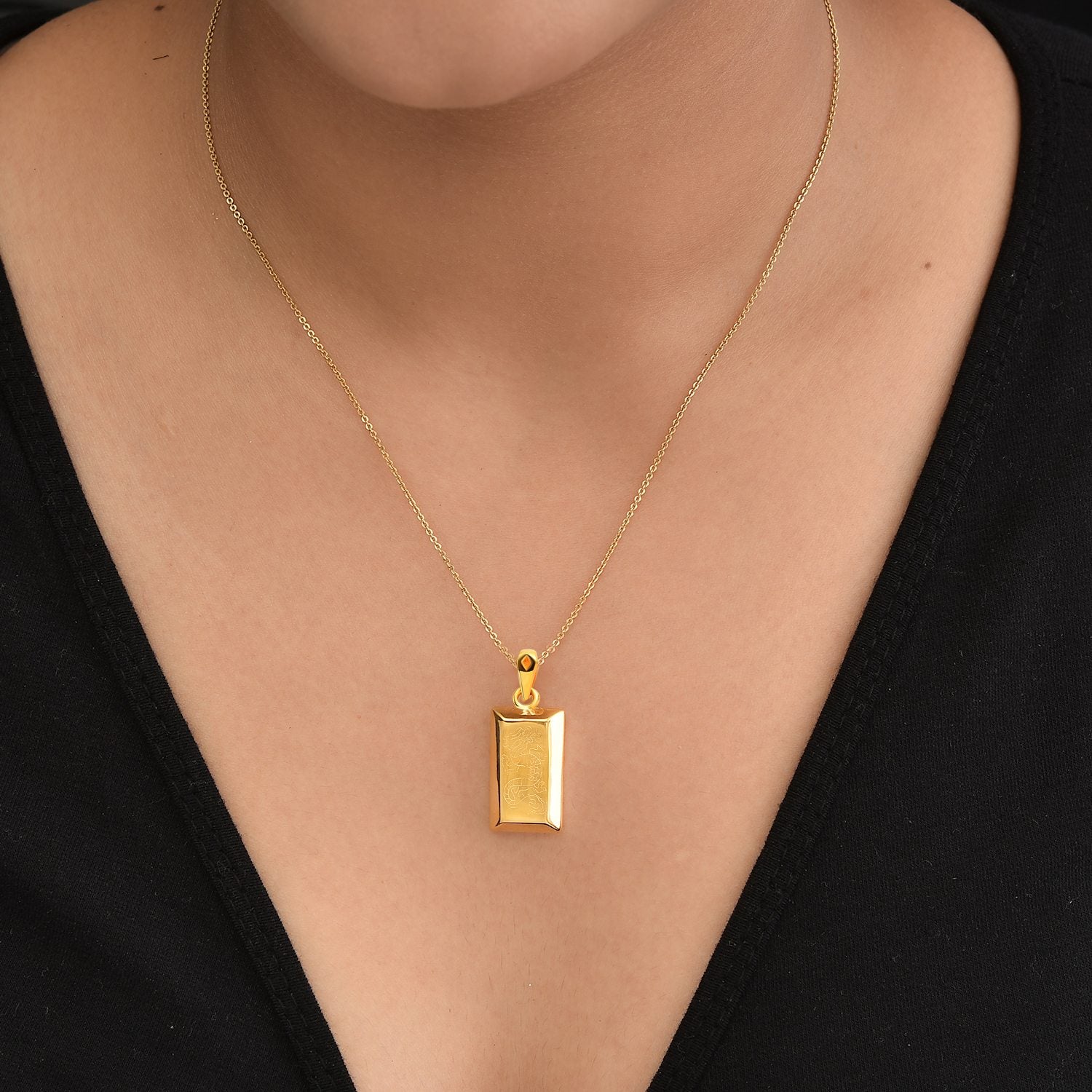 ILIANA - Drachen-Anhänger, 750 Gelbgold ca. 1,59g
