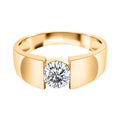 Lustro Stella - Weißer Zirkonia Ring, 925 Silber vergoldet (Größe 16.00) ca. 1,40 ct
