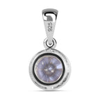 Lustro Stella - Weißer Zirkonia Anhänger, 925 Silber platiniert ca. 2.15 ct