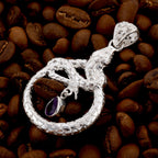 Royal Bali - Afrikanischer Amethyst Anhänger, 925 Silber ca. 0.72 ct
