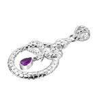 Royal Bali - Afrikanischer Amethyst Anhänger, 925 Silber ca. 0.72 ct