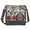 Croco Embossed Genuine Leather and Jacquard Crossbody Bag with Laptop Sleeves
SIZE: 35.56(L)x11.45(W)x34.30(W) CM
COLOR: Dark Gray