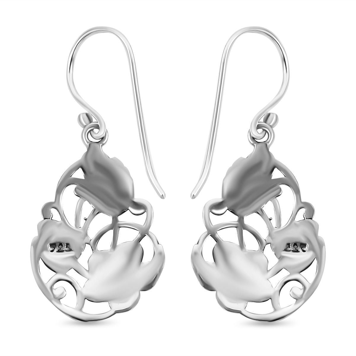 Royal Bali - Ohrringe, 925 Silber