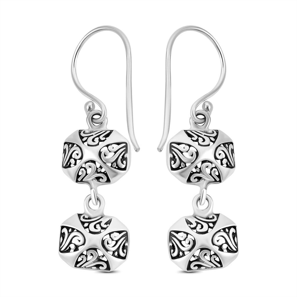 Royal Bali - Ohrringe, 925 Silber