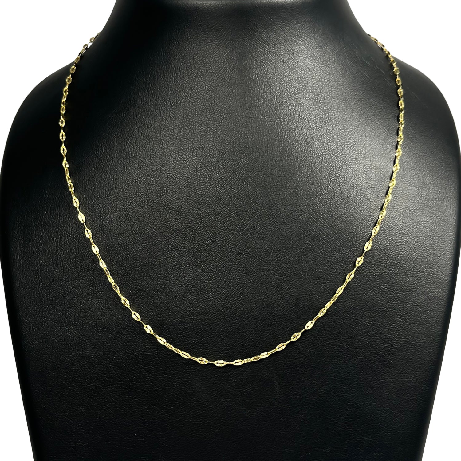 Stern-Kette, ca. 50 cm, 925 Silber vergoldet, ca. 2,80g