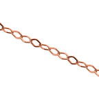 Kette, ca. 60 cm, 925 Silber rosévergoldet