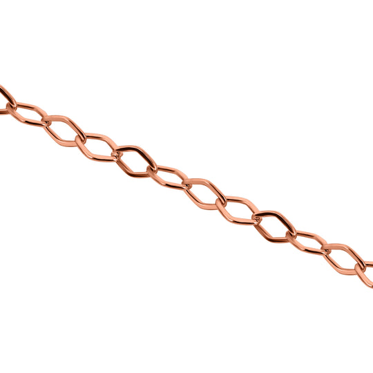 Kette, ca. 60 cm, 925 Silber rosévergoldet