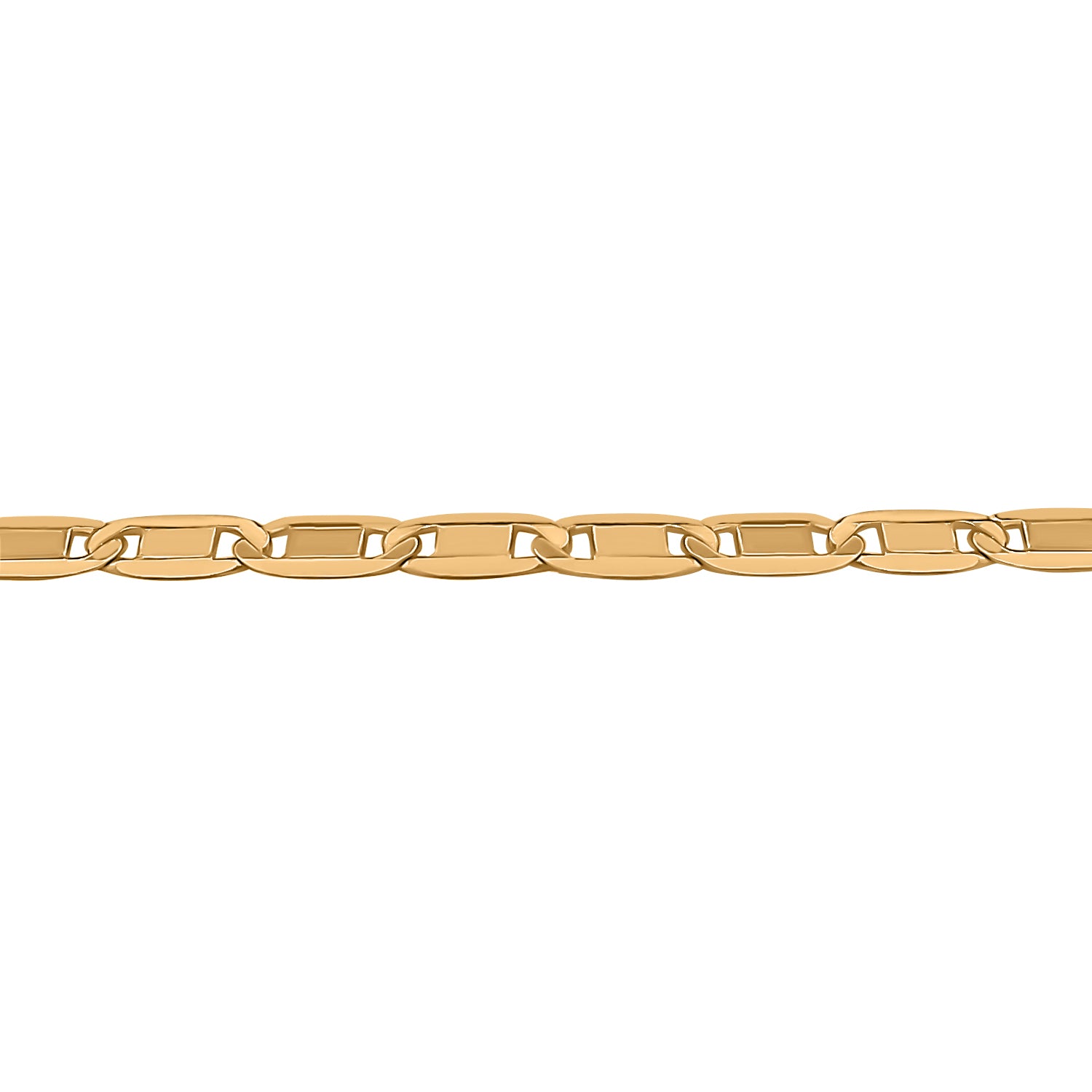 Verstellbare Marinerkette, ca. 60 cm, 925 Silber vergoldet ca. 3,30g