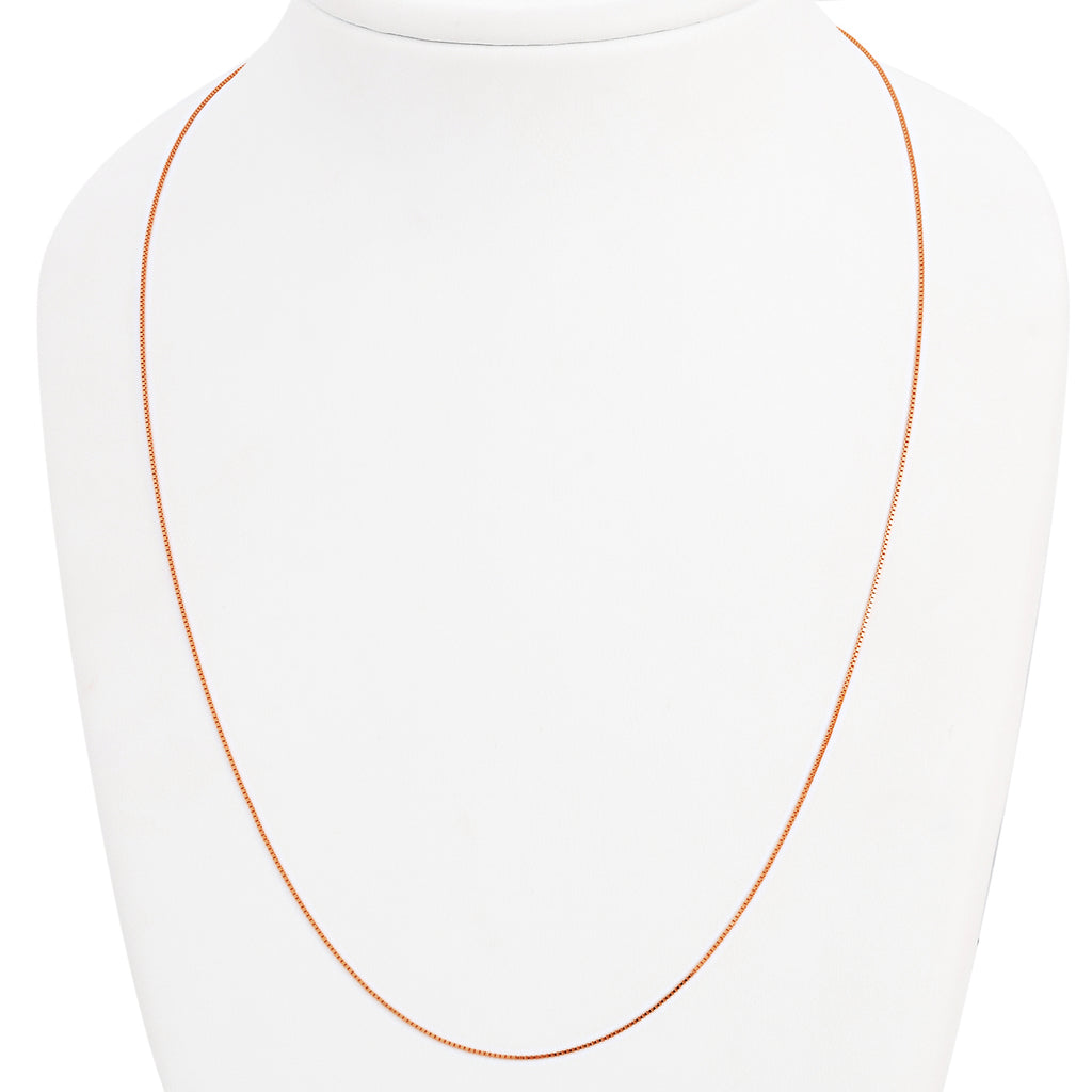 Venezianer-Kette, ca. 60 cm, 925 Silber rosévergoldet