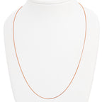 Venezianer-Kette, ca. 60 cm, 925 Silber rosévergoldet