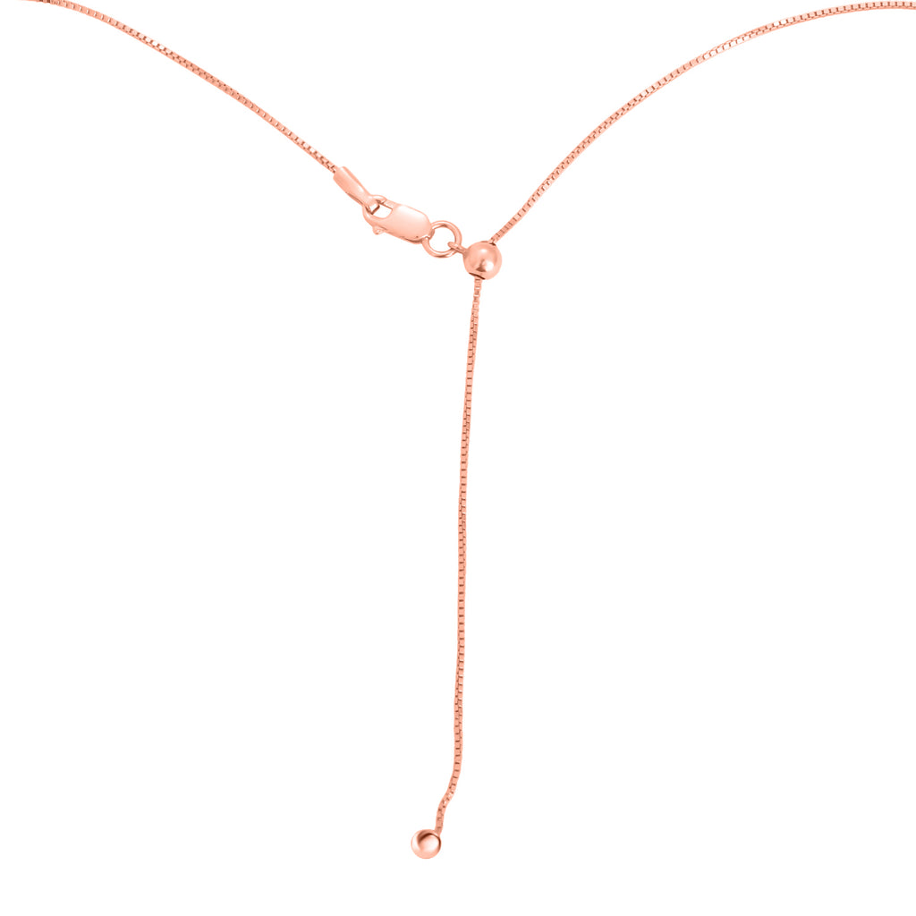Venezianer-Kette, ca. 60 cm, 925 Silber rosévergoldet