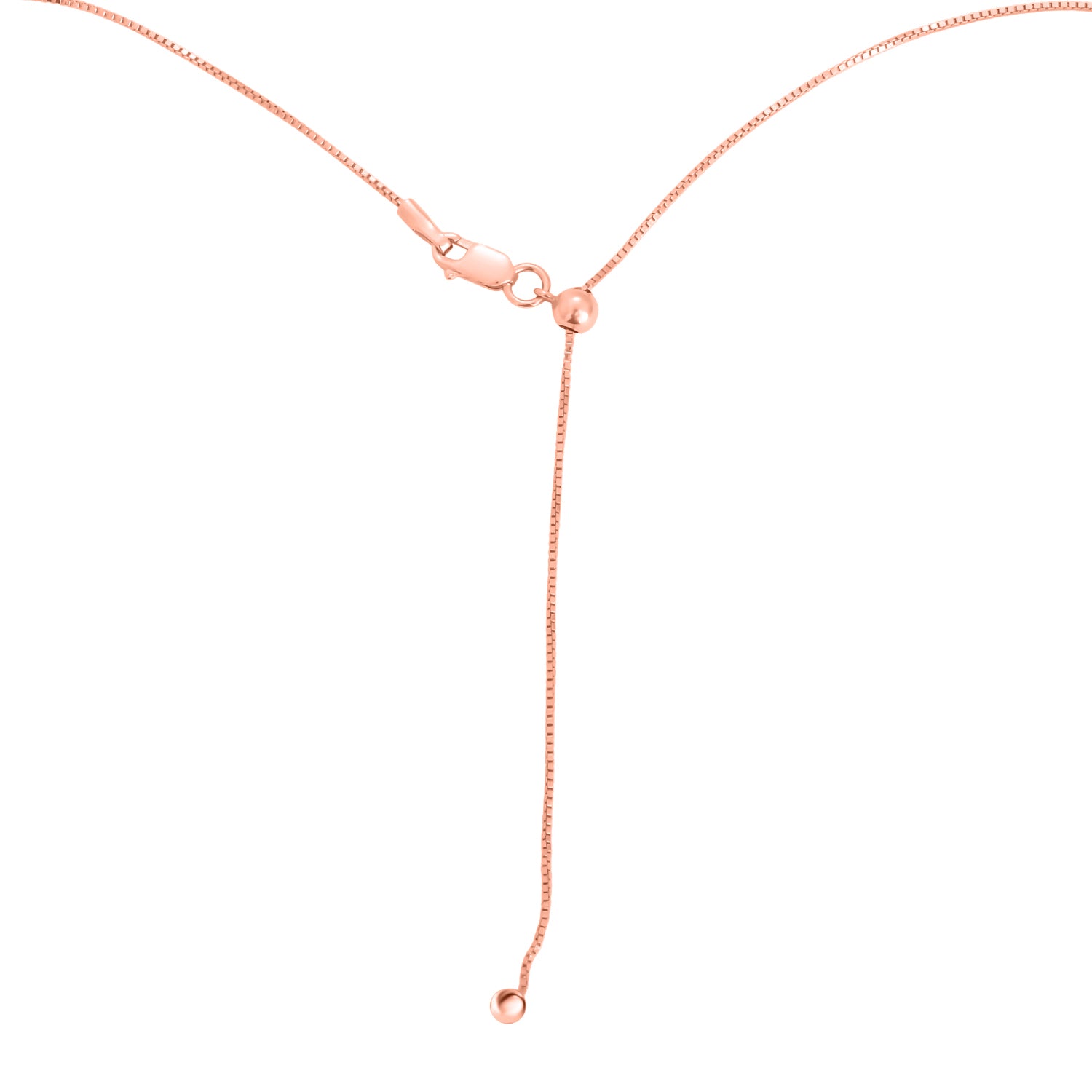Venezianer-Kette, ca. 60 cm, 925 Silber rosévergoldet