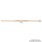 Natürliches, äthiopisches Welo Opal Armband, ca. 19 cm, 925 Silber vergoldet, ca. 0.81 ct