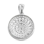 Lustro Stella - Weißer Zirkonia Anhänger, 925 Silber platiniert, ca. 1.26 ct