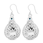 Royal Bali -  Labradorit, Sleeping Beauty Türkis Ohrringe 925 Silber ca. 10,44 ct