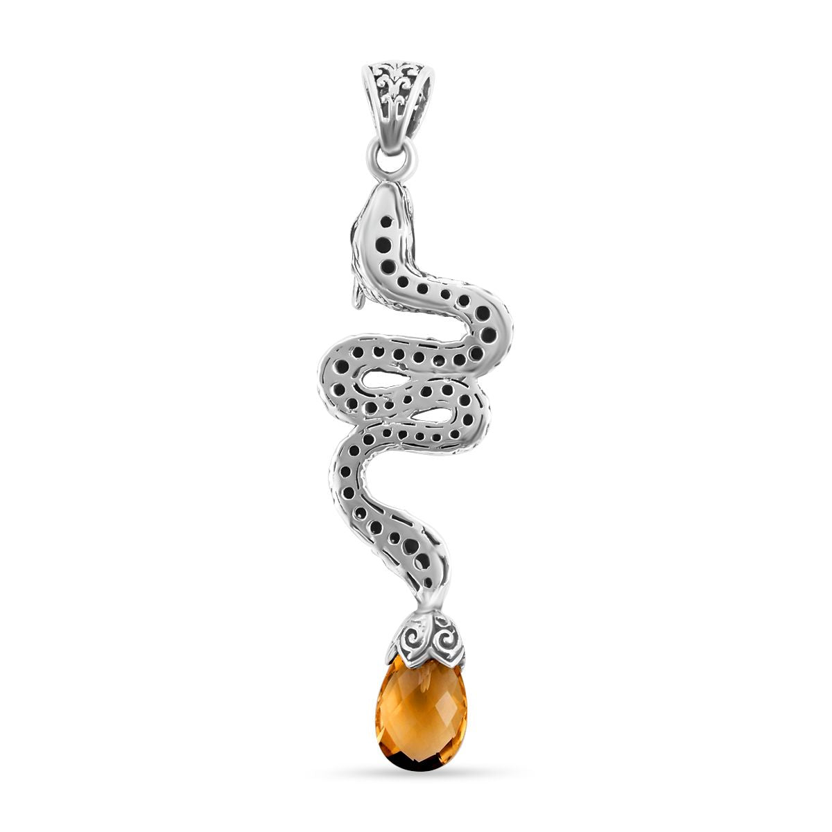 Royal Bali - Citrin Anhänger, 925 Silber ca. 7.00 ct