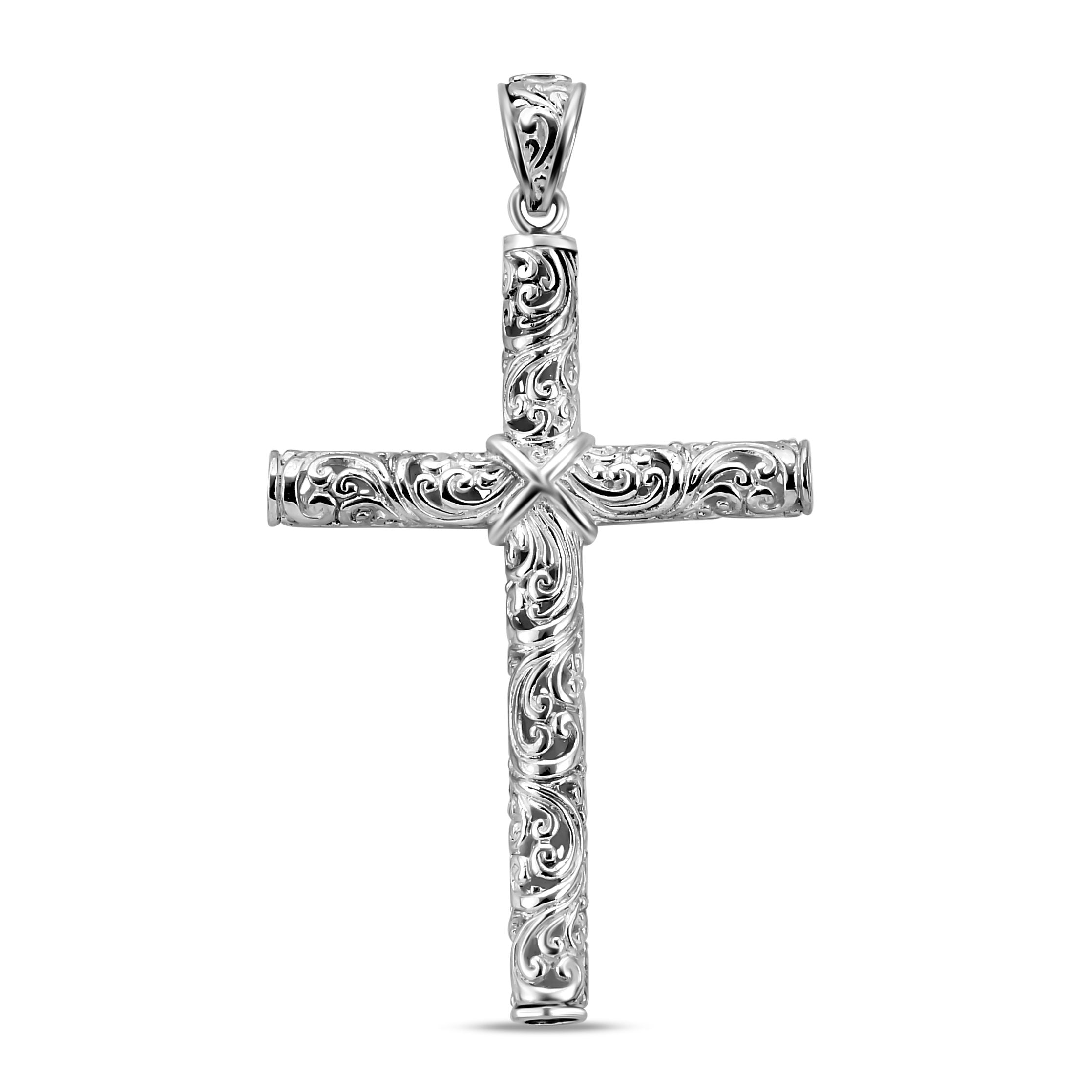 Royal Bali - 925 Silber Kreuz Anhänger, ca. 6,01g
