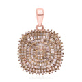 Natürlicher Champagner Diamant-Anhänger - 1 ct.