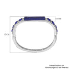 Lapislazuli, blauer Kristall Armreif, ca. 18 cm