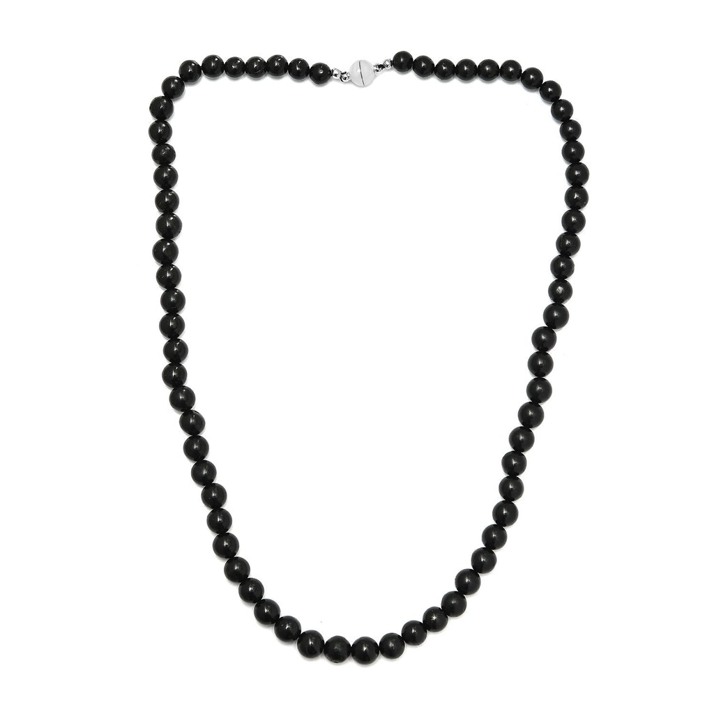Shungit Halskette, ca. 50 cm, ca. 210.00 ct
