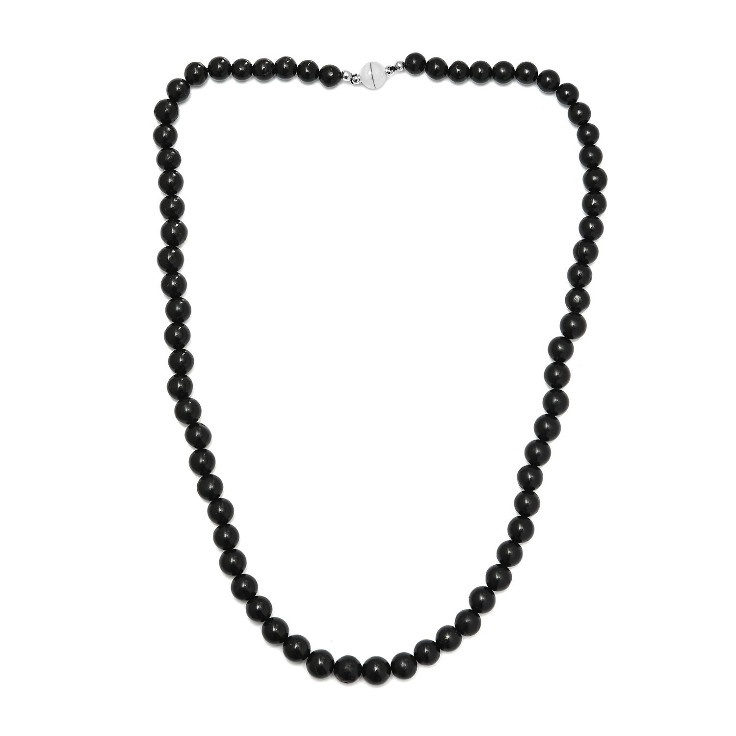 Shungit Halskette, ca. 50 cm, ca. 210.00 ct
