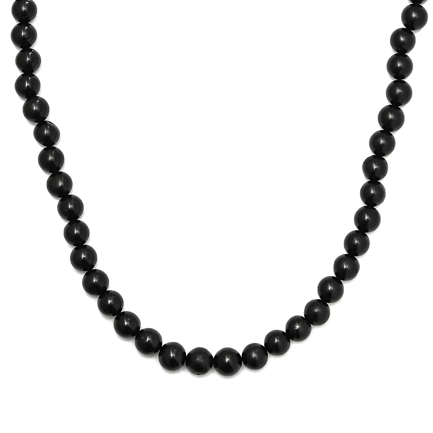 Shungit Halskette, ca. 50 cm, ca. 210.00 ct