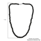 Shungit Halskette, ca. 50 cm, ca. 210.00 ct