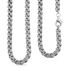 Royal Bali - 925 Silber Halskette, ca. 50 cm, ca. 35,00g