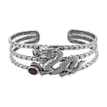 Royal Bali Kollektion - Roter Granat-Armreif, 19 cm - 1,14 ct.