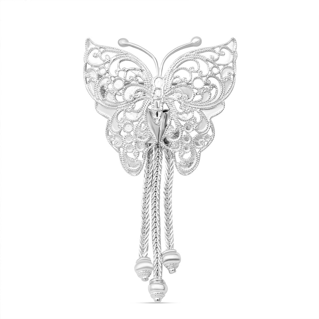 Schmetterlings-Anhänger, 925 Silber rhodiniert, ca. 10,90g