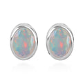 Natürliche, äthiopische Welo Opal-Ohrstecker - 0,96 ct.