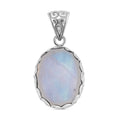 Royal Bali - Regenbogen Mondstein Anhänger 925 Silber ca. 15,50 ct