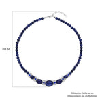 Lapislazuli Halskette, ca. 45 cm, ca. 127,50 ct