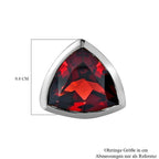 Natürliche Mosambik Granat Ohrringe, 925 Silber platiniert ca. 1.80 ct