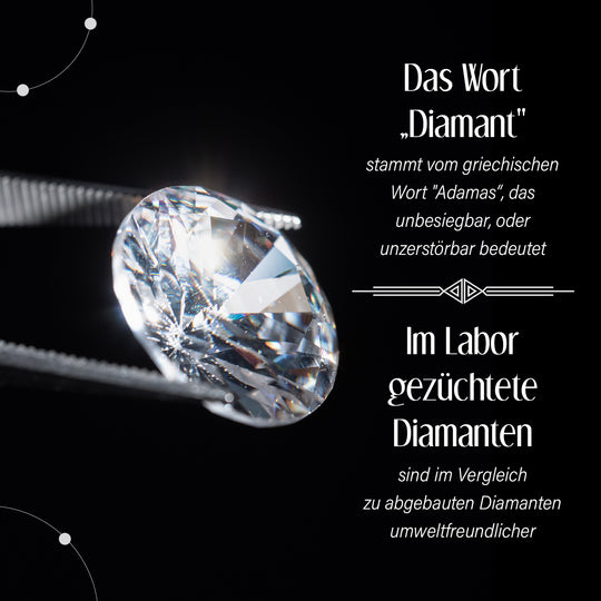 LUXURIANT DIAMOND - Lab-grown Diamant Ring, IGI zertifiziert SI G-H, 585 Gelbgold (Größe 20.00) ca. 0.50 ct