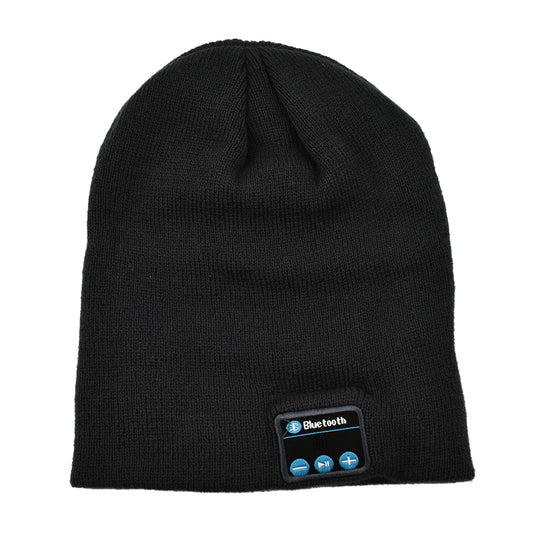 Beanie Mütze mit Bluetooth Kopfhörer, Einheitsgröße, Grau