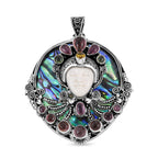 Royal Bali Kollektion - Mehrfach-Turmalin Anhänger, 925 Silber ca. 13,23 ct