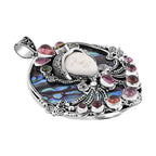 Royal Bali Kollektion - Mehrfach-Turmalin Anhänger, 925 Silber ca. 13,23 ct