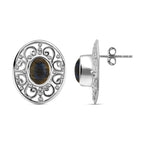 Labradorit Ohrringe 925 Silber ca. 2.77 ct