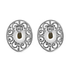 Labradorit Ohrringe 925 Silber ca. 2.77 ct
