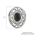 Labradorit Ohrringe 925 Silber ca. 2.77 ct