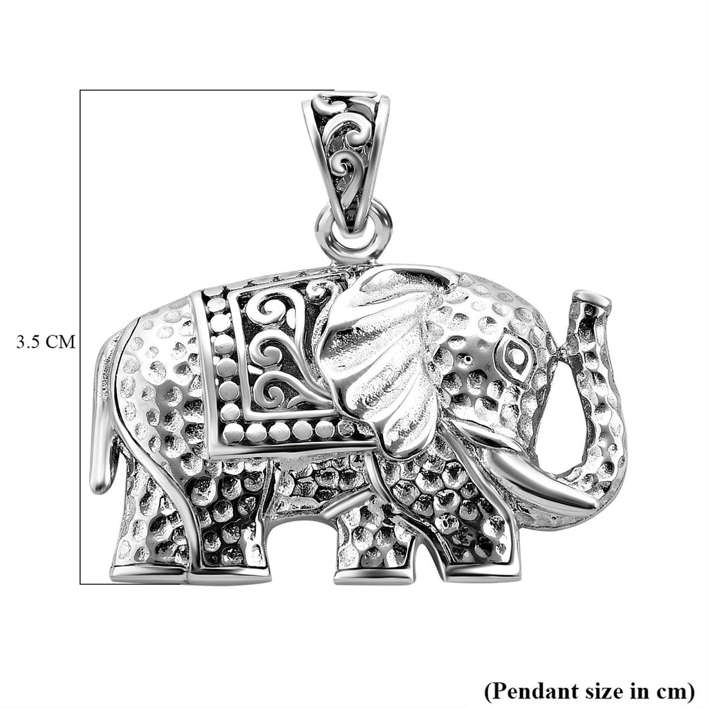 Royal Bali Kollektion - Elefant Anhänger, 925 Silber